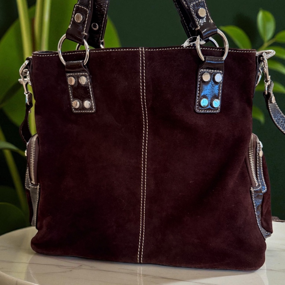 The Sak - Suede & Patent bag - NEW WITH TAGS - Picture 7 of 7